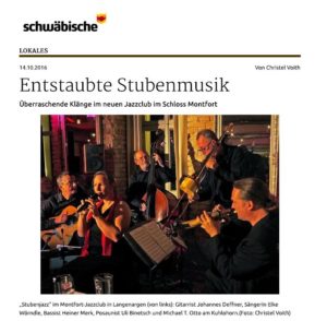 Schwäbische Zeitung vom 14. Oktober 2016